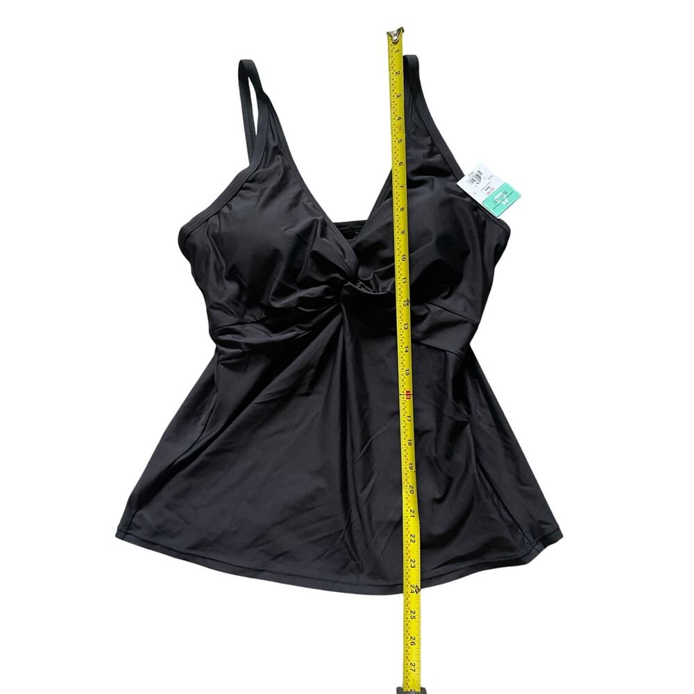 Sunsets Seperates Womens/Teen Black Underwire Tankini Bra Top 36D Small - Picture 5 of 7